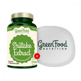 GreenFood Nutrition Shiitake-Extrakt +  KAPSELBEHÄLTER