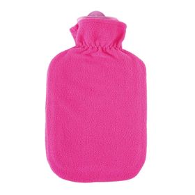 Sänger Wärmflasche Fleecebezug pink