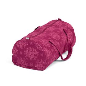 Maharaja Collection: Gemusterte Hot Yoga Bag  "Lotus", berry