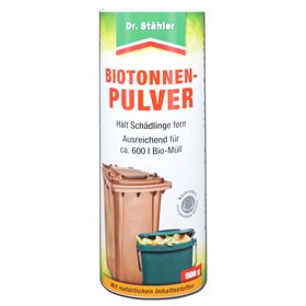 SILBERKRAFT Bio-Tonnenpulver gegen unangenehme Gerüche und Schädlinge