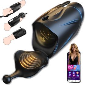 Tagnaff Masturbieren für Männer Handfrei Penis und Hoden Vibrator