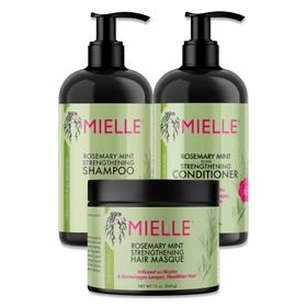 Mielle Organics Rosmarinöl Haarpflege-Set Shampoo Conditioner Haarmaske