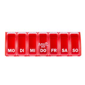 APOfit Wochendispenser 1 Dosierer Box rot