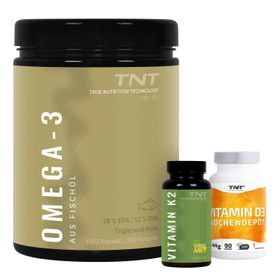 TNT O3-D3-K2 Sparbundle - mit Omega 3, Vitamin D3 und Vitamin K2