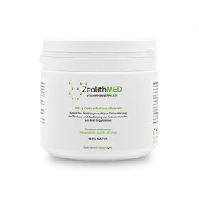 Zeolith MED Detox Pulver ultrafein