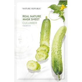 NATURE REPUBLIC Real Nature Cucumber Sheet Face Mask