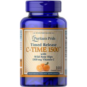 Puritan's Pride Vitamin C-1500 mg mit Wildhagebutten