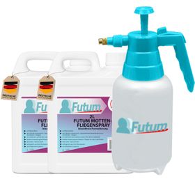 FUTUM 2x2L Motten- / Fliegenspray + 2L Sprüher