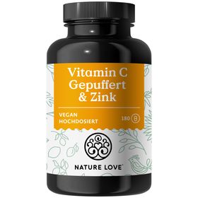 NATURE LOVE® Vitamin C Gepuffert & Zink