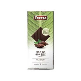 Torras 60% Cocoa Dark Chocolate with Stevia