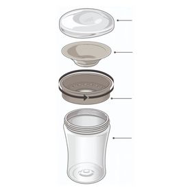 Babybecher Mini Magic nuk Cup Night  blau
