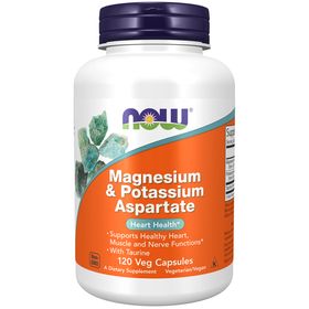 Now Foods Magnesium & Kalium Aspartat 120 Kapseln
