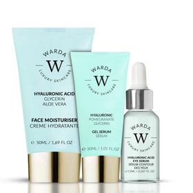 Warda skincare Hyaluron Gesichtspflege Trio  Anti-Aging