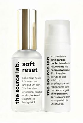 the source lab. Duo - Spray- und Cremeset bei Hautirritationen