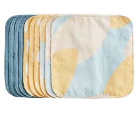 ImseVimse Waschlappen Bio-BW Set Blue Sprinkle