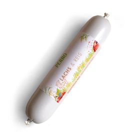 PERRO Delikatessrollen Menü Lachs & Reis - Single Protein Alleinfutter Hund
