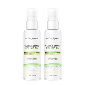 Dr. Eve_Ryouth Sleek & Shine Trockenhaaröl-Duo