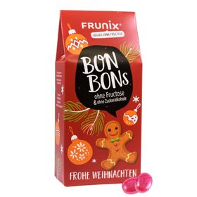 FRUNIX® Weihnachtsedition "Lebkuchen" - 2 Sorten Fruchtbonbons