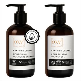 oxy8 Naturkosmetik Set - HAAR SHAMPOO & DUSCHGEL - Pflege Duo für den Mann