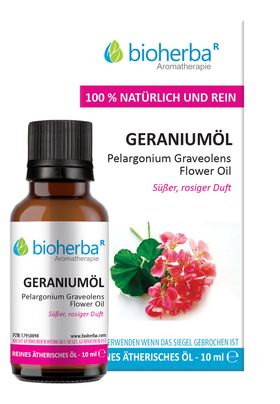Bioherba Geraniumöl Reines ätherisches Öl