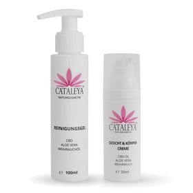 CATALEYA Gesichtscreme und Reinigungsgel - Naturkosmetik Set