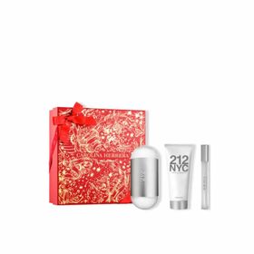 Carolina Herrera 212 Nyc Eau De Toilette Spray  Set 3 Artikel