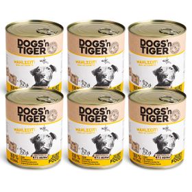 Dogs’n Tiger Adult Premium Hundefutter, Mahlzeit, Huhn