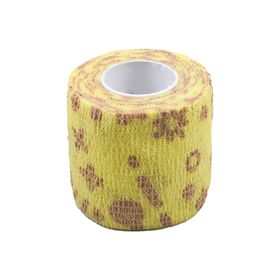 NatuSol Kohäsive Bandage gelb m. Motiv, 5 cm x 4,5 m
