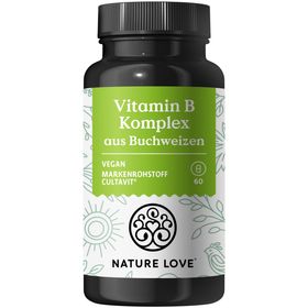 NATURE LOVE® Vitamin B Komplex aus Buchweizen