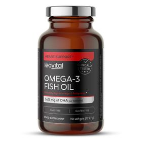 Polleo Leovital Omega-3 Fish Oil, Softgel Kapseln