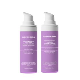 Glow Cocktail Restore & Refresh Collagen Cleanser Duo