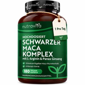 Nutravita Schwarzer Maca-Komplex mit Panax Ginseng