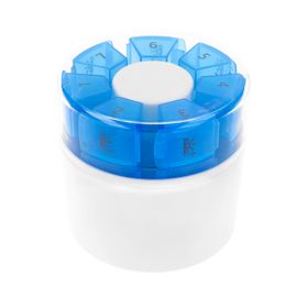 First Aid Only Tablettenbox mit Tablettenteiler und Mörser 7 Tage