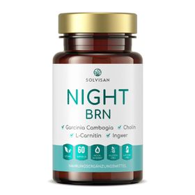 SOLIVSAN® NIGHT BRN - Fettstoffwechsel - mit Cholin, L-Carnitin, Garcinia Cambogia und Ingwer