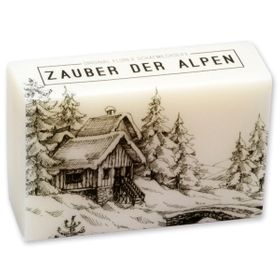 Florex - Schafmilchseife eckig "Zauber der Alpen", Edelweiß