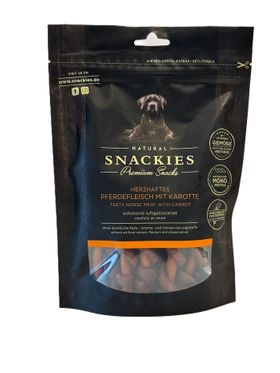 Snackies Herzhaftes Pferdefleisch mit Karotte