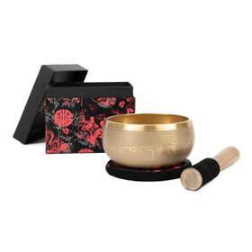 bodhi Indische Klangschale mit TARA Design in Geschenkbox