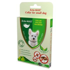 Ecto-MAX Floh- und Zeckenhalsband für kleine Hunde 38 cm