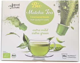 Goodwei Ceremonial Bio Matcha Kapseln für Nespresso