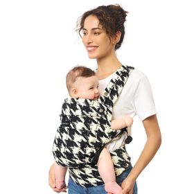 Momcozy Baby Trage - Leichte & Atmungsaktive Schwarz-weiß kariertes Muster