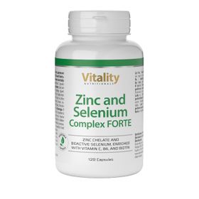 Vitality Nutritionals Zinc and Selenium Complex FORTE 120 capsules