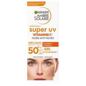 Garnier - Super-UV Anti-Flecken Fluid mit Vitamin C und Sonnenbernstein SPF50+