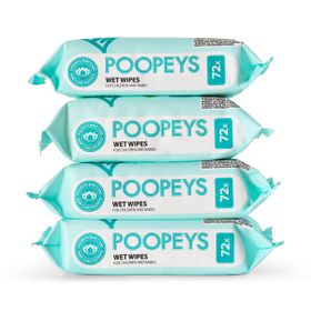 POOPEYS Feuchttücher 4er Pack