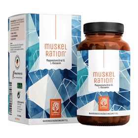 MUSKELRATION Magnesiumcitrat & L-Glutamin - NATURTREU®