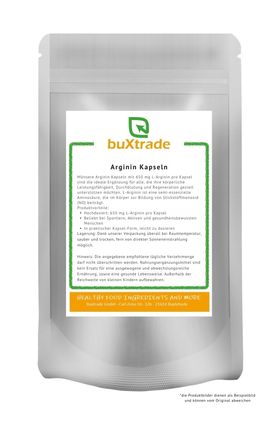 buXtrade L-Arginin Kapseln