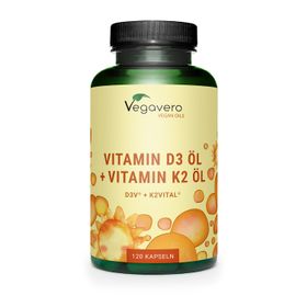 VEGAVERO Vitamin D3 und K2 Öl
