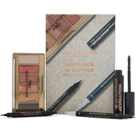 Makeup Revolution - Shimmer & Define Lidschatten- und Augenbrauen-Set