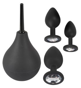 Black Velvets - Analset mit Dusche - 4-teiliges Set