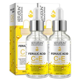 P-Beauty Gesichtsserum für Gesichtspflege Ferulic Acid Vitamin C + E