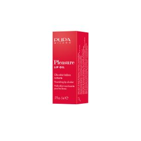 Pupa Gloss Pleasure Lip Oil - Elisir Per Labbra Extra Nutriente, 002 Exotic Papaya, Papaya-Aroma